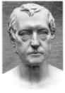 Hegel, plaster copy of original marble bust (Wichman)